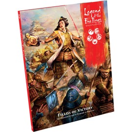 Juego de rol Legend of The Five Rings Roleplaying: Fields of Victory para adolescentes y adultos mayores de 14 años para 2 a 6 jugadores Tiempo de juego promedio de 3 a 4 horas Hecho por Edge Studio (L5R14)