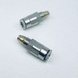 Lincoln LOT OF 2 LINCOLN 244883 DIVIDER VALVE OUTLET ADAPTER FOR 1/4" TUBING