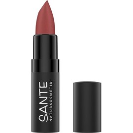 SANTE Naturkosmetik Ultra Matte Lipstick 04 Sheer Rosewood