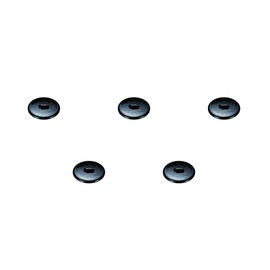 Set of 5, Chawanmushi Lid, Black, 2.4 inches (62 mm) [Cutlery]