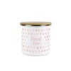 Purely Home Pink Polka Dots Decaf Tea Storage Canister -