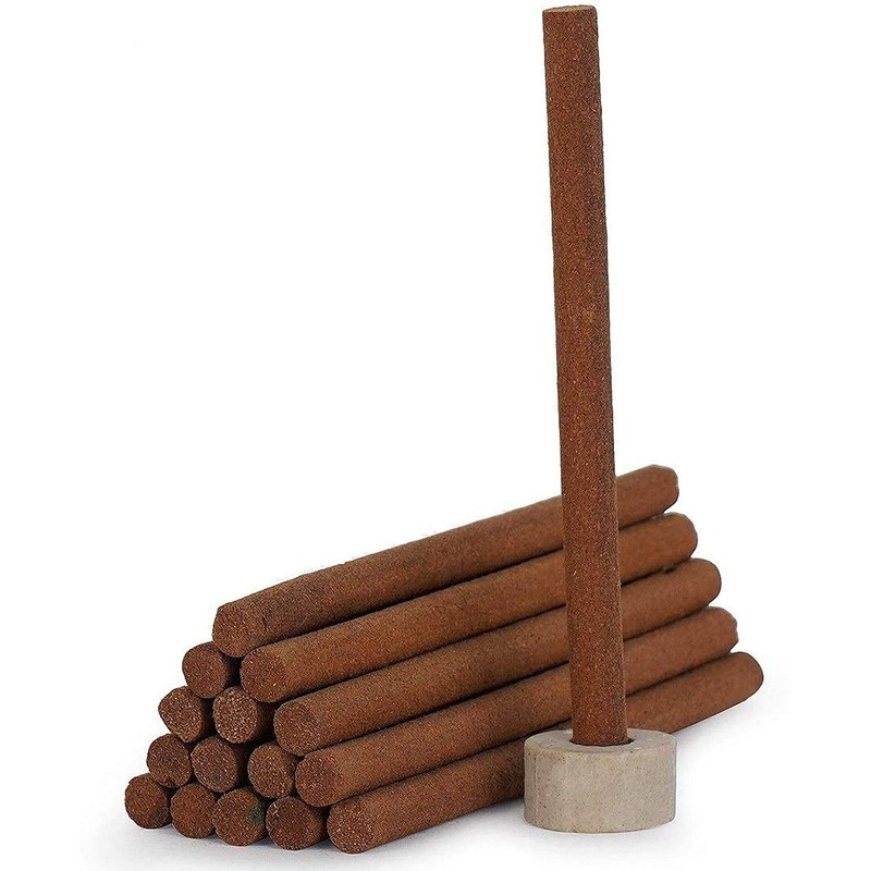 Natural Sandalwood Dhop Incense Sticks Dhoop Sticks Handmade Hand-Rolled with