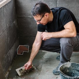 12 Pack Outside Waterproof Membrane, Waterproofing Membrane Seamlessly Fits the Corner, for Bathroom Shower Steam Room Toilet Kitchen