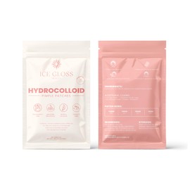 ICE GLOSS Hydrocolloid Pimple Patches – 30 Acne Spot Dots | 4 Sizes | With Tea Tree Oil & Salicylic Acid | Fast Healing in 6–10 Hrs | Invisible, Waterproof, Vegan, Dermatologist Tested