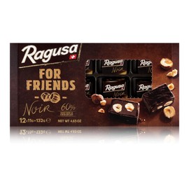 Ragusa For Friends Noir, 12 pieces, 132 g