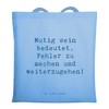 Mr. & Mrs. Panda Tragetasche Spruch Fehler Machen Lernen -