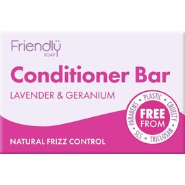 Friendly Soap | Natural Conditioner Bar - Lavender & Geranium 95g | 3 x 95g (UK)