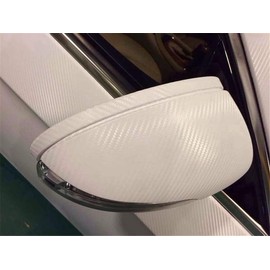 DIYAH 3D White Carbon Fiber Film Twill Weave Vinyl Sheet Roll Wrap DIY Decals with Hand Tools (24" X 60" / 2 FT X 5 FT)