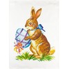 Half a Donkey The Easter Bunny large cotton tea towel