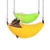 qiangXINGYai 1 Pack Hamster Hanging House Hammock Banana Design Small