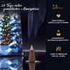 Luxflair Incense Cones Advent Calendar, 24 Fragrances (Total 48 Cones),