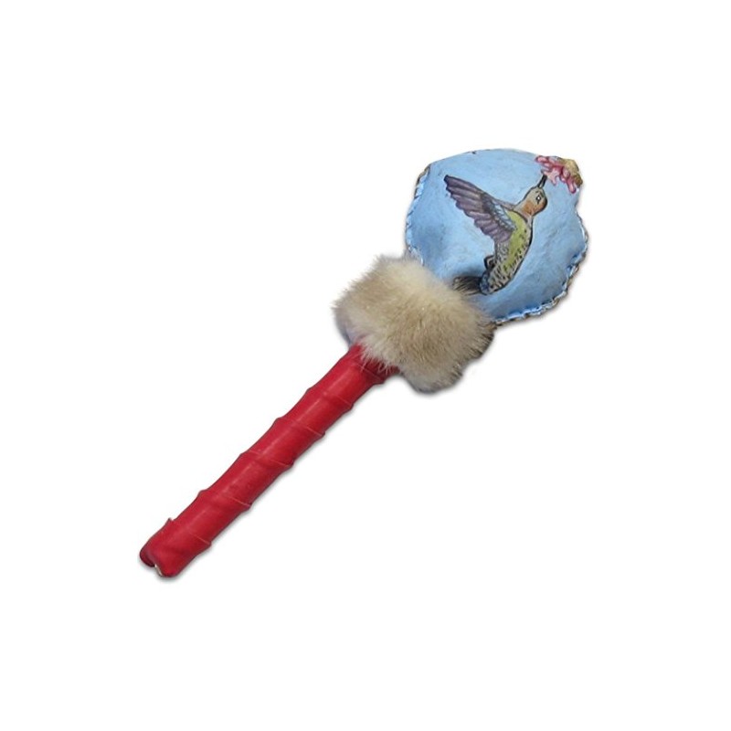 Shamans Market Rawhide Hummingbird Rattle