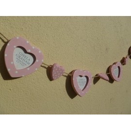 Gisela Graham Spot Heart Frame Garland