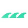 3Pcs Surfboard Fins PVC Thruster Fins Surfing Board Accessories for