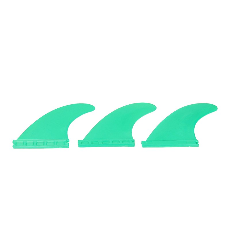 3Pcs Surfboard Fins PVC Thruster Fins Surfing Board Accessories for