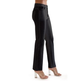 Prolific Health Women's Jean Look Jeggings Straight Leg Tights Yoga Many Colors Spandex Leggings Pants S-XXXL (X-Large, Black)