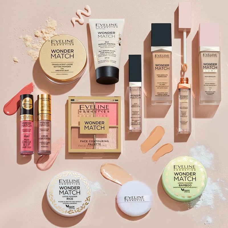 Eveline Cosmetics Wonder Match Lumi Foundation SPF 20 - Moisturising,