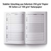 itenga Homework Book Paper Plane Blue DIN A5 96 Pages