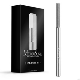 MelodySusie Nature Nail Buffer Nail Drill Bit 3/32'', Professional Safety Carbide Nail Bit for Nature Nail Bed File Cuticle Dead Skin Cleaning Nail Prepare, Two Way Rotate, Manicure Nail Salon Supply