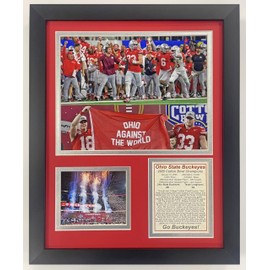 | 2024 CFP National Champions | Framed Double Matted Photo Collages (Cotton Bowl, 12"x15", Framed)