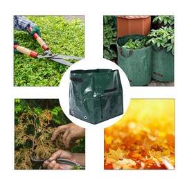 mumisuto Potato Grow Bags, Garden Planting Bag with Durable Handle, Heavy Duty Vegetable Planter Bag, Collapsible Lawn and Leaf Bag for Tomato, Vegetable and Fruits