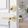 goldenwarm Exterior Deadbolt and Keyed Entry Door Handle Set, Heavy