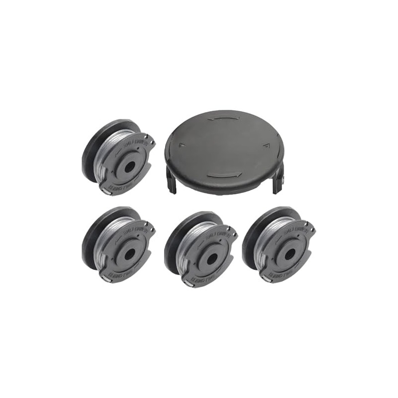 Grass trimmer thread spool, with spool cap, compatible with Bosch