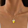Vurotry Lemon Necklace for Women Lemons Pendant Necklace (Gold)