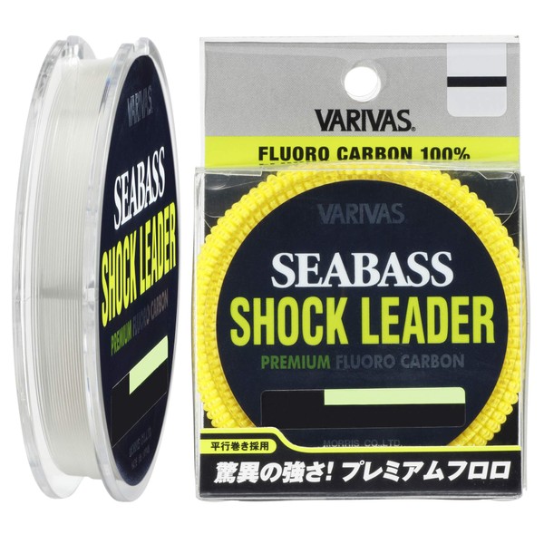 Maurice Balivas Shock Leader, Sea Bass, Fluorocarbon, 98.4 ft (30 m), 12 lbs (6 kg), Natural