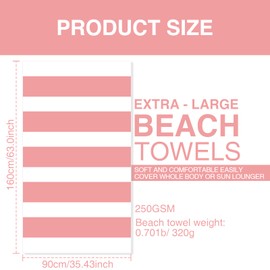 Ninnyi Dock and Bay Beach Towel, Microfibre Beach Towels for Adults, Quick Dry Swimming Towels(90 X 160cm)