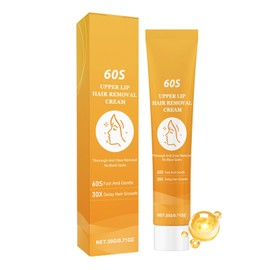 Gesichtshaarentfernungscreme, Oberlippenhaarentfernung für Frauen, Sanft Effektiv Enthaarungscreme für Gesicht Körper, Schmerzfreie & Wirksame Haarentfernung, Körperhaarentfernungscreme für Oberlippe