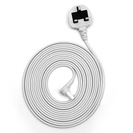 BrightOn® Power Cord Compatible with Sonos ERA 100, ERA 300, Mini Sub and Sonos Sub, UK Version, 1-Pack (White, 3 Meter)