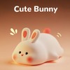 Pat Night Light Cute Rechargeable 3 Levels Brightness Silicone Cartoon