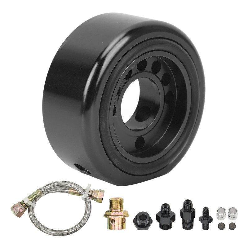 11Pcs VTEC Head Conversion Kit Oil Filter Sandwich Plate Adapter