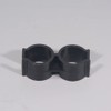 SCRTB Double Pipe Clamp 10 Pcs Pipe Clamp Connection,Shelf Pole