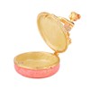 FASSLINO Ballet Girl Trinket Box Hinged Enameled Hand-Painted Figurine Ornaments