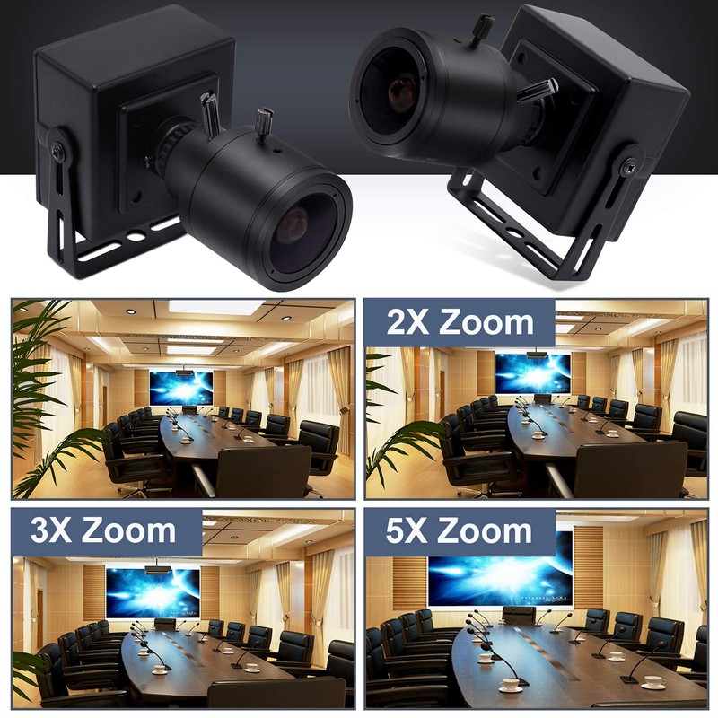 Svpro Manual Zoom USB Camera 2.8-12 mm Varifocus Lens 1080P