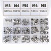 150Pcs (M3 M4 M5 M6 M8) Rivet Nuts Metric Rivet