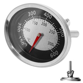 60070 Grill Temperature Gauge Fit for Weber 60070 Oval Q Thermometer, Compatible for Weber Temp Gauge Q1200 Q2200 Q120 Q220 Gas Grills Replace 51010001 54060301 51040001 51080001 BBQ Temp Gauge