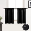 XTMYI Bathroom Curtains Window Short,Small Waterproof Blackout Cafe Curtain 36