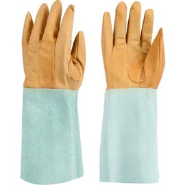Towa Corporation W-115 461 Leather Gloves for Welding, 5 Fingers, Free