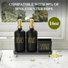 Cisily Kitchen Soap Dispenser Set Comes with Ceramics Sponge Holder,
