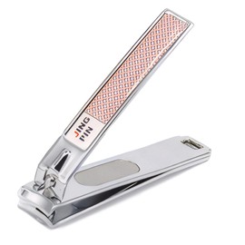 Professioneller Nagelknipser für dicke Nägel - 15mm breite Kieferöffnung, Edelstahl Groß Fußnagelzange Zehennagelknipser Nagelzangen für Senioren Männer - Von HSYTEK (Rosa)