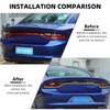 RAZPOY for Charger Tail Light Lamp Covers, Smoked Rear Light