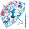 Chesoon Blue Umbrella for Boys with Smooth Plastic Handle Windproof