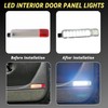 LED Door Interior Panel Courtesy Lights Door Warning Lamp Compatible