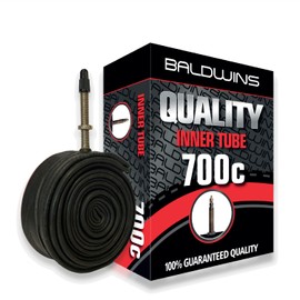 700c Baldwins Road/Racing Bike/Cycle Inner Tube 700 x 20c to 25c (Fits any 20c, 22c, 23c, 25c) 48mm Long Presta/French Type Valve