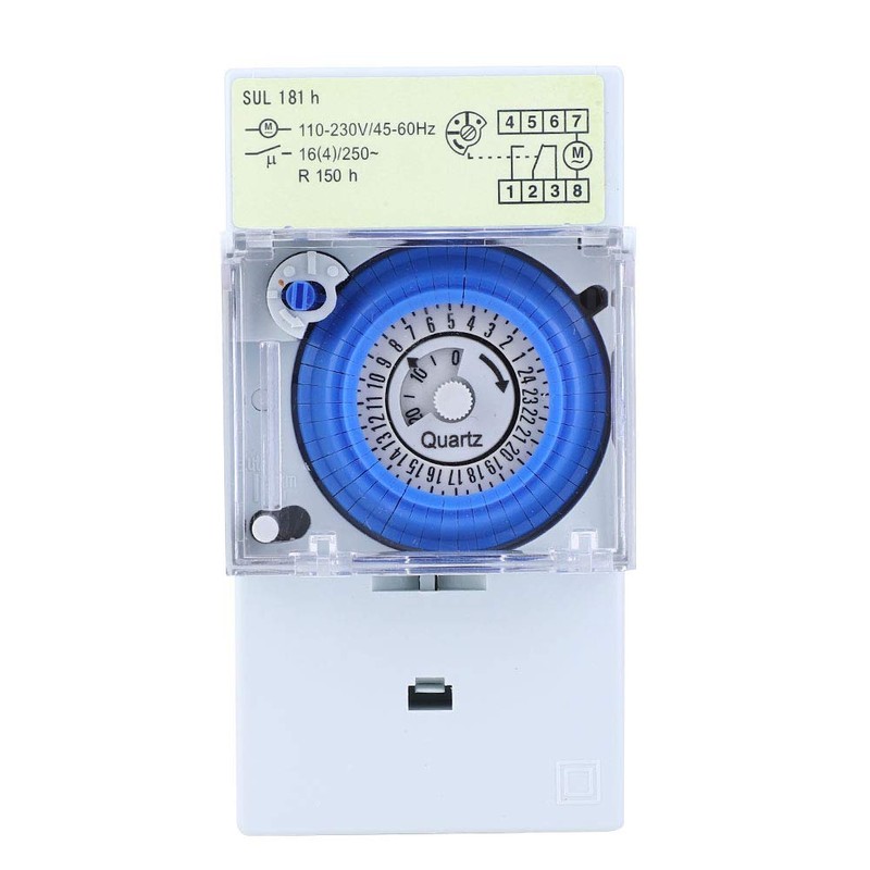 SUL181h Mechanical Timer Quartz Motor Timer Switch Relay for Neon