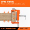PONY 4-Pack Cabinet Clamps, 8510 Cabinet Claw, Face Frame Clamps