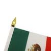 Mexico Table Flag 4'' x 6'' - Mexican Desk Flag